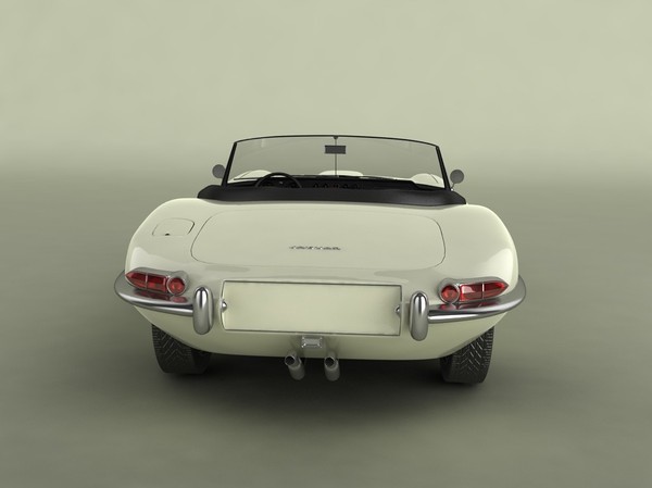 roadster sport 3d model - Jaguar E-type... by desmonster